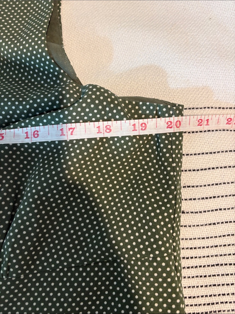 Northern Reflections Green White Polka Dot Sleeveless Midi Dress - Picture 5 of 7